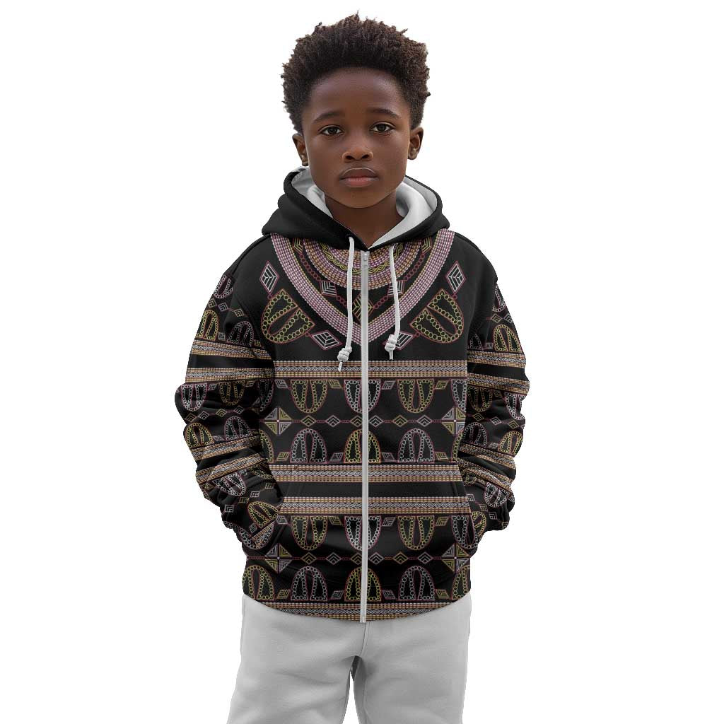 Cameroon Kid Hoodie Toghu Pattern Heritage