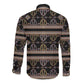 Cameroon Long Sleeve Button Shirt Toghu Pattern Heritage