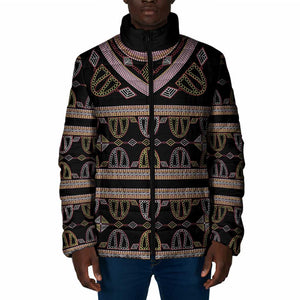 Cameroon Padded Jacket Toghu Pattern Heritage