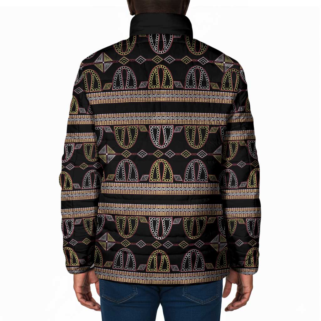 Cameroon Padded Jacket Toghu Pattern Heritage