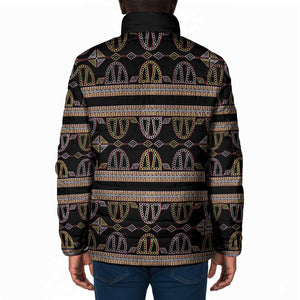 Cameroon Padded Jacket Toghu Pattern Heritage