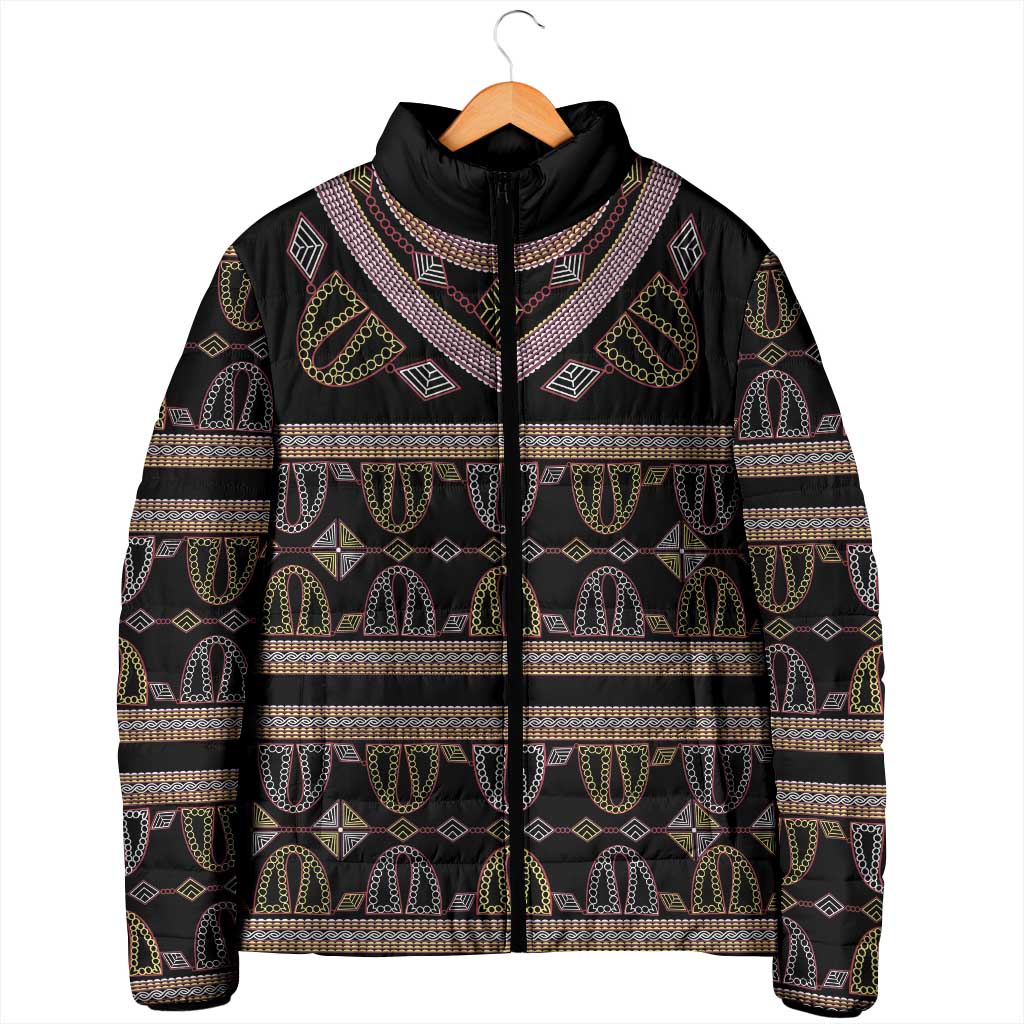 Cameroon Padded Jacket Toghu Pattern Heritage