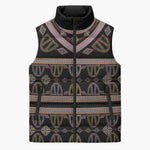 Cameroon Sleeveless Puffer Jacket Toghu Pattern Heritage