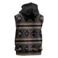 Cameroon Sleeveless Zip Hoodie Toghu Pattern Heritage