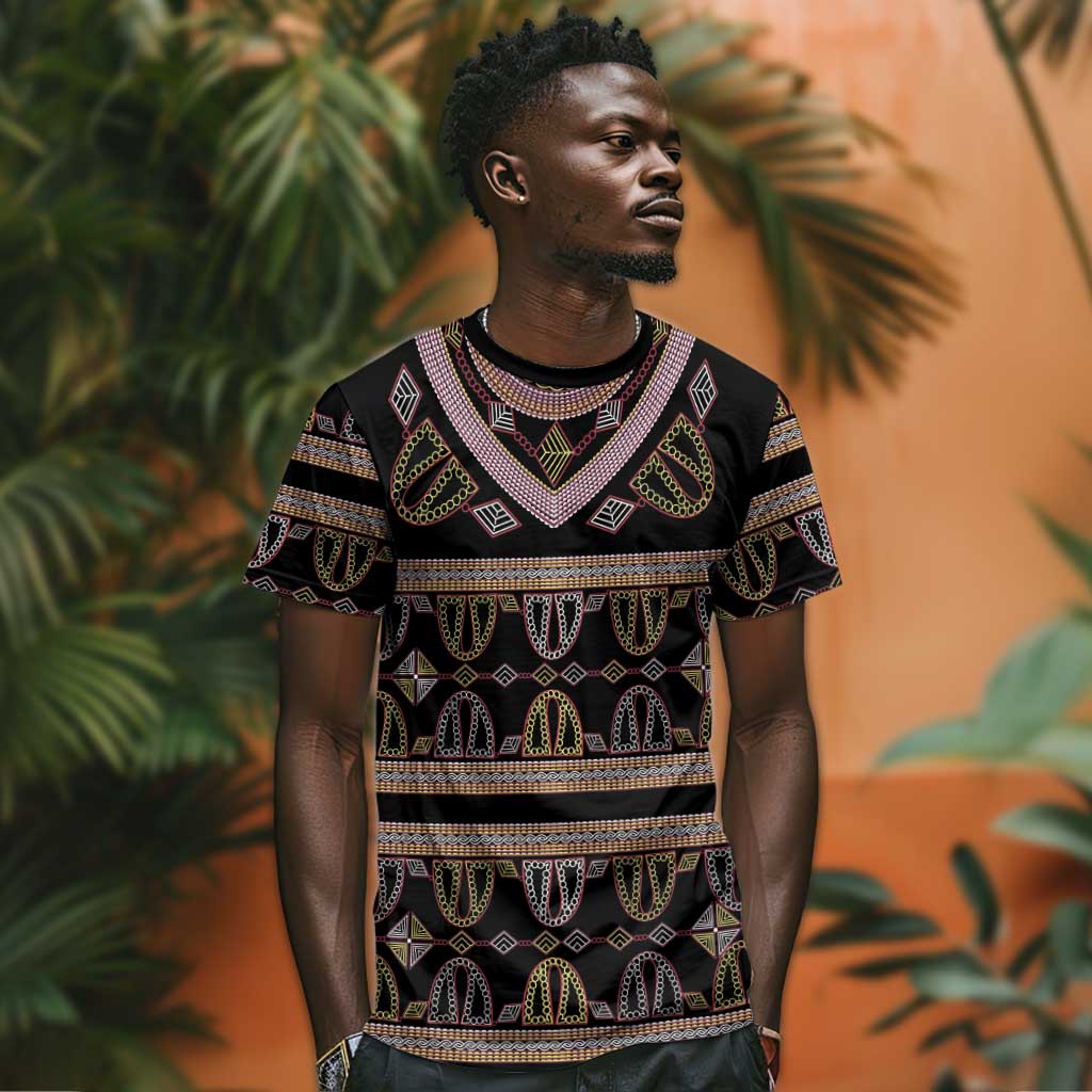 Cameroon T shirt Toghu Pattern Heritage