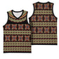 Cameroon Traditional Pattern Basketball Jersey Bamenda Royal Toghu