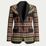 Cameroon Traditional Pattern Blazer Bamenda Royal Toghu
