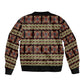 Cameroon Traditional Pattern Bomber Jacket Bamenda Royal Toghu