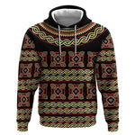 Cameroon Traditional Pattern Hoodie Bamenda Royal Toghu