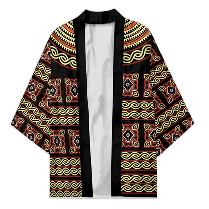 Cameroon Traditional Pattern Kimono Bamenda Royal Toghu