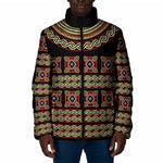 Cameroon Traditional Pattern Padded Jacket Bamenda Royal Toghu