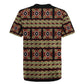 Cameroon Traditional Pattern Rugby Jersey Bamenda Royal Toghu