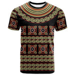 Cameroon Traditional Pattern T shirt Bamenda Royal Toghu