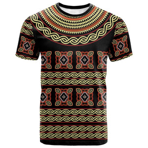 Cameroon Traditional Pattern T shirt Bamenda Royal Toghu
