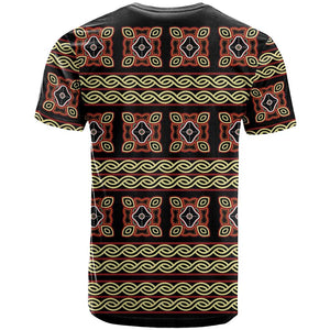 Cameroon Traditional Pattern T shirt Bamenda Royal Toghu