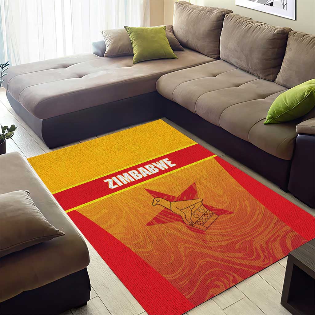 Zimbabwe Cricket Area Rug Come On Chevrons