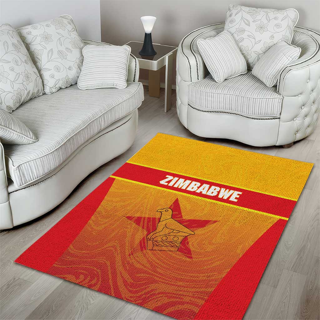 Zimbabwe Cricket Area Rug Come On Chevrons