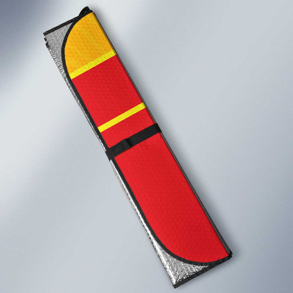 Zimbabwe Cricket Auto Sun Shade Come On Chevrons