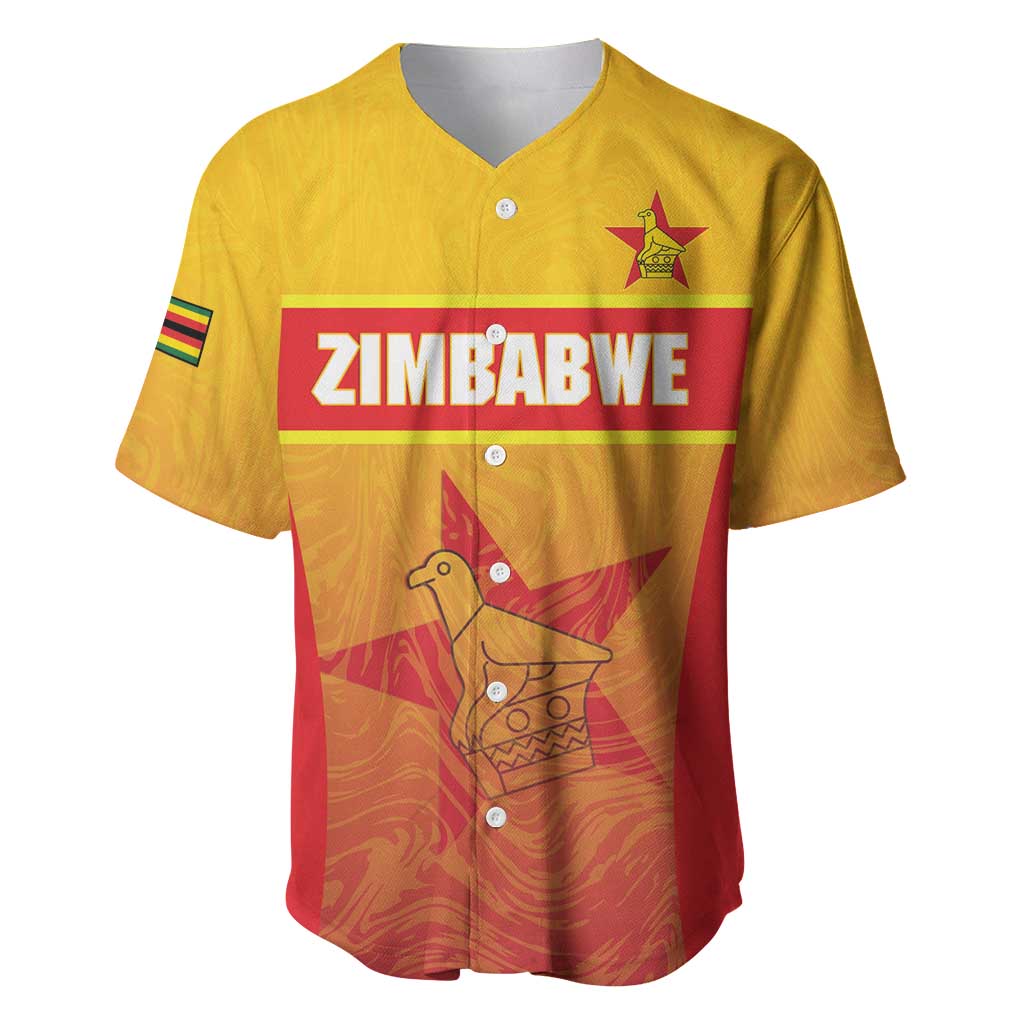 Zimbabwe Cricket Custom Baseball Jersey Come On Chevrons