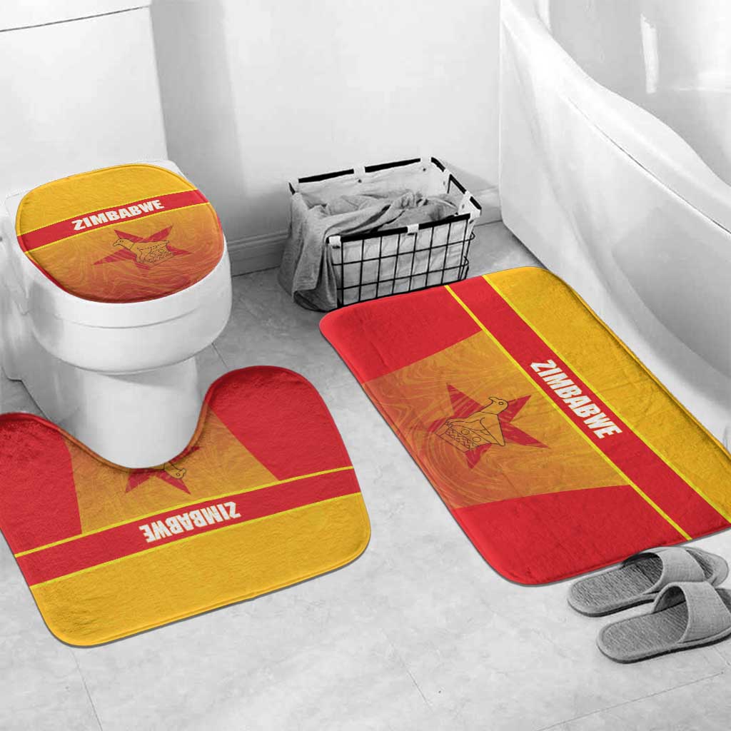 Zimbabwe Cricket Bathroom Set Come On Chevrons