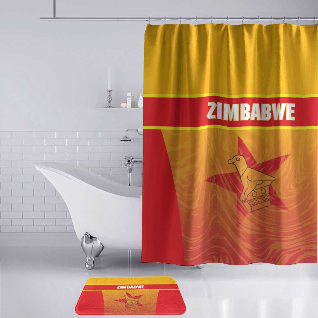 Zimbabwe Cricket Bathroom Set Come On Chevrons