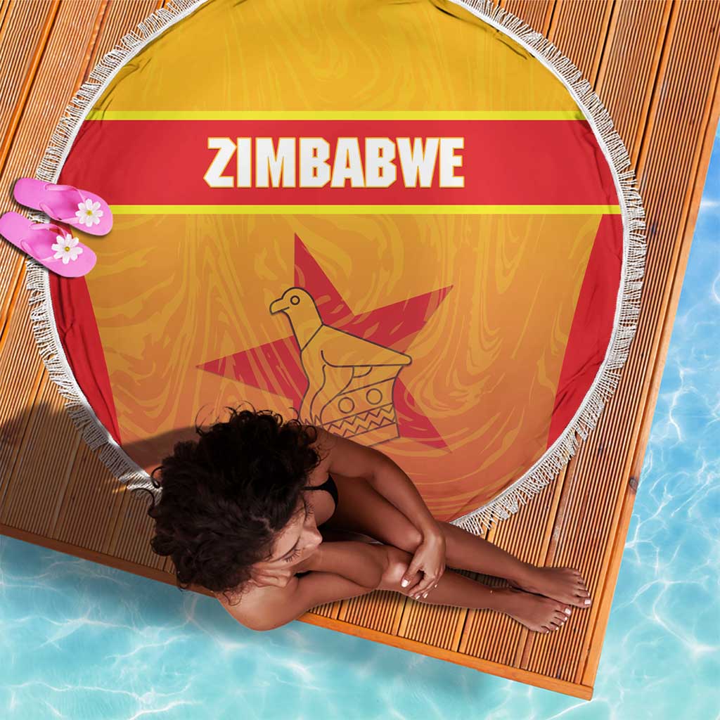 Zimbabwe Cricket Beach Blanket Come On Chevrons