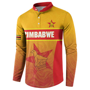 Zimbabwe Cricket Custom Button Sweatshirt Come On Chevrons