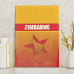 Zimbabwe Cricket Canvas Wall Art Come On Chevrons