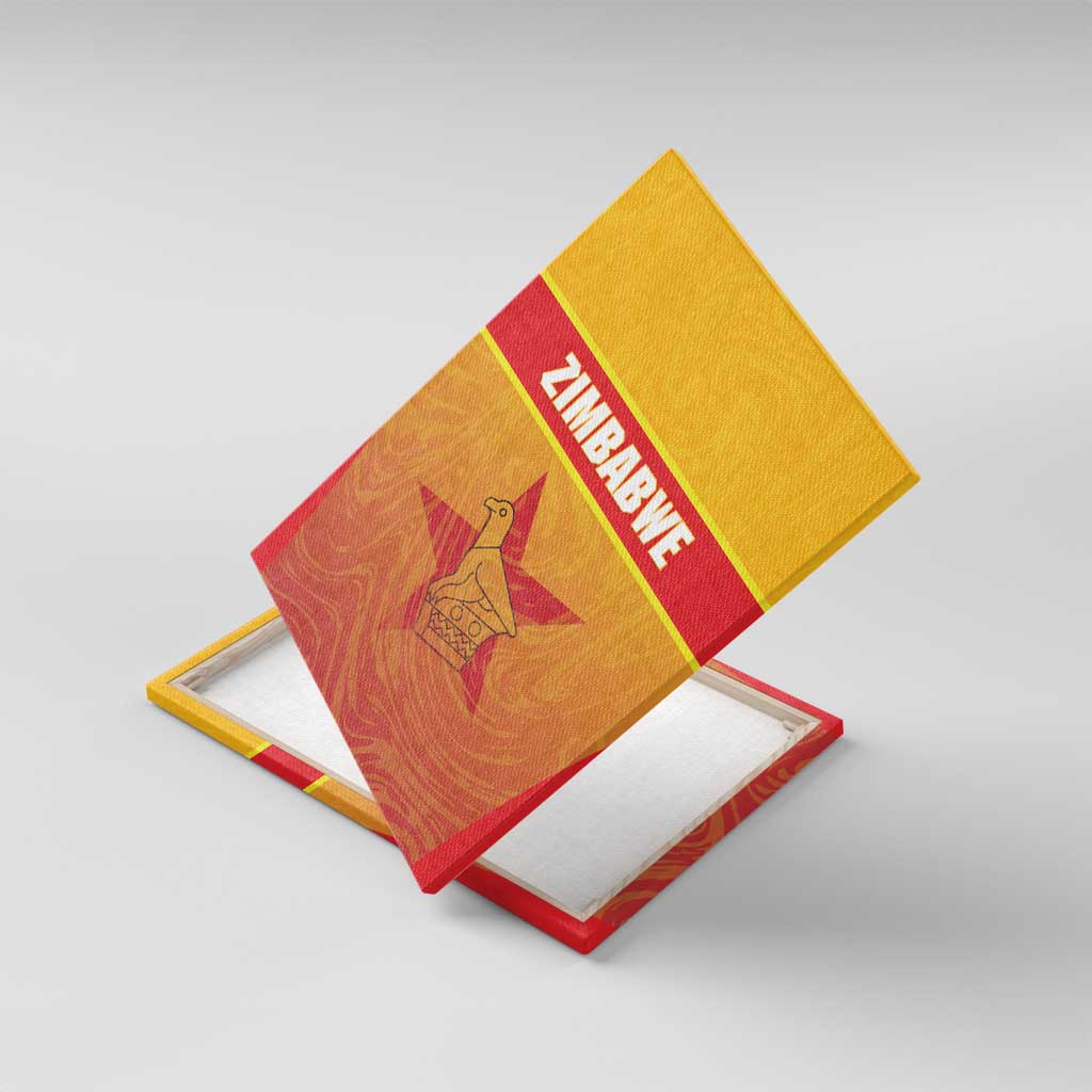 Zimbabwe Cricket Canvas Wall Art Come On Chevrons
