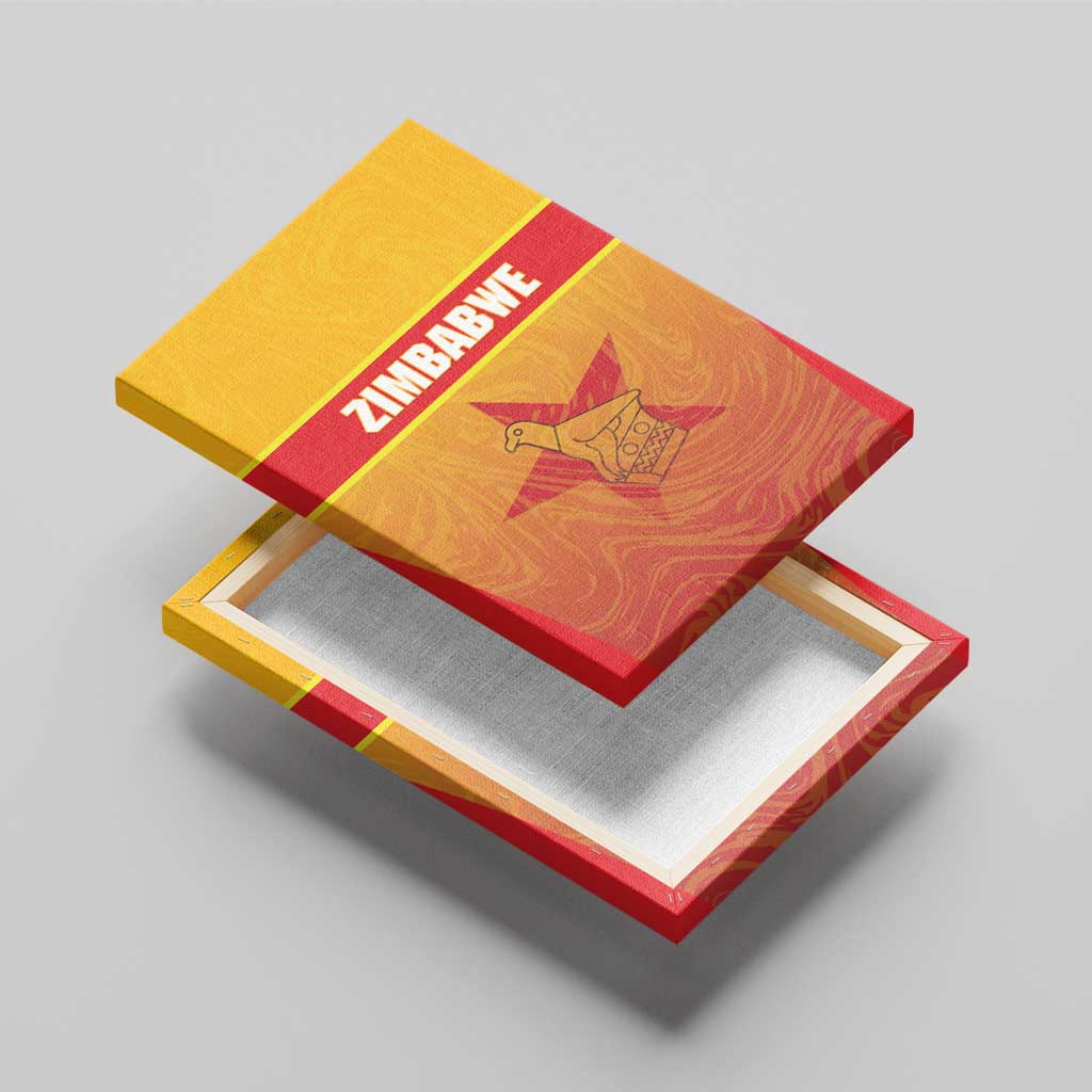Zimbabwe Cricket Canvas Wall Art Come On Chevrons
