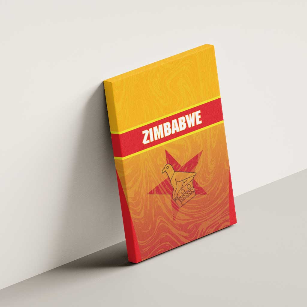 Zimbabwe Cricket Canvas Wall Art Come On Chevrons