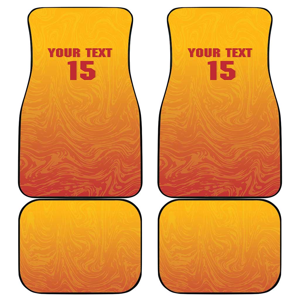 Zimbabwe Cricket Custom Car Mats Come On Chevrons