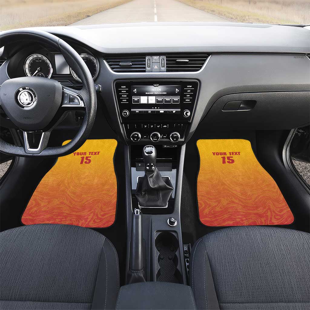 Zimbabwe Cricket Custom Car Mats Come On Chevrons