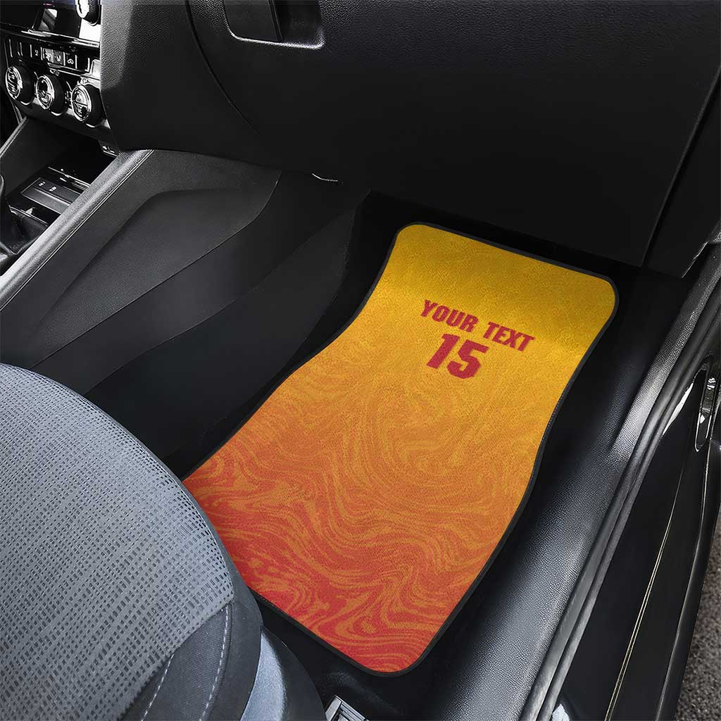Zimbabwe Cricket Custom Car Mats Come On Chevrons