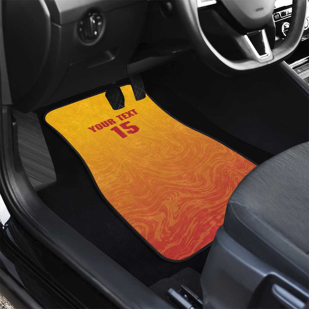 Zimbabwe Cricket Custom Car Mats Come On Chevrons