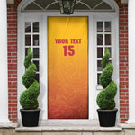 Zimbabwe Cricket Custom Door Cover Come On Chevrons