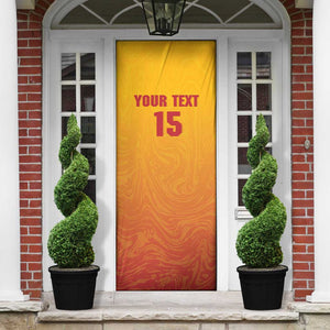 Zimbabwe Cricket Custom Door Cover Come On Chevrons