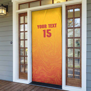 Zimbabwe Cricket Custom Door Cover Come On Chevrons
