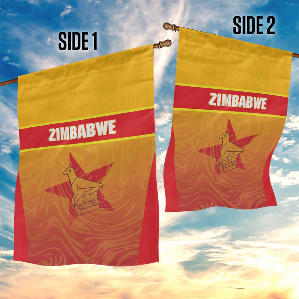Zimbabwe Cricket Garden Flag Come On Chevrons