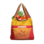 Zimbabwe Cricket Grocery Bag Come On Chevrons