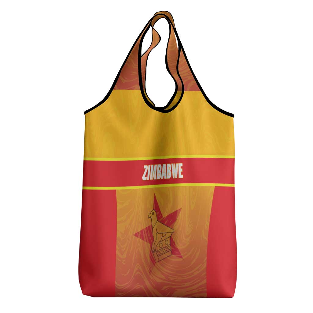 Zimbabwe Cricket Grocery Bag Come On Chevrons