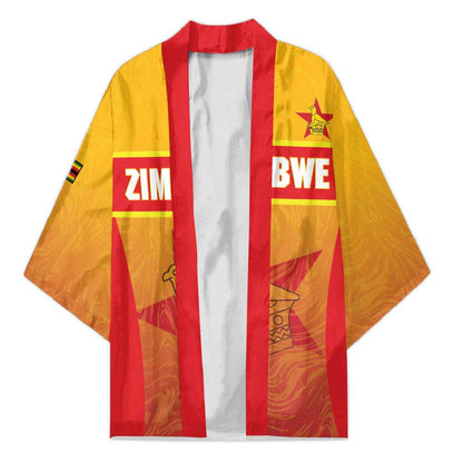 Zimbabwe Cricket Custom Kimono Come On Chevrons