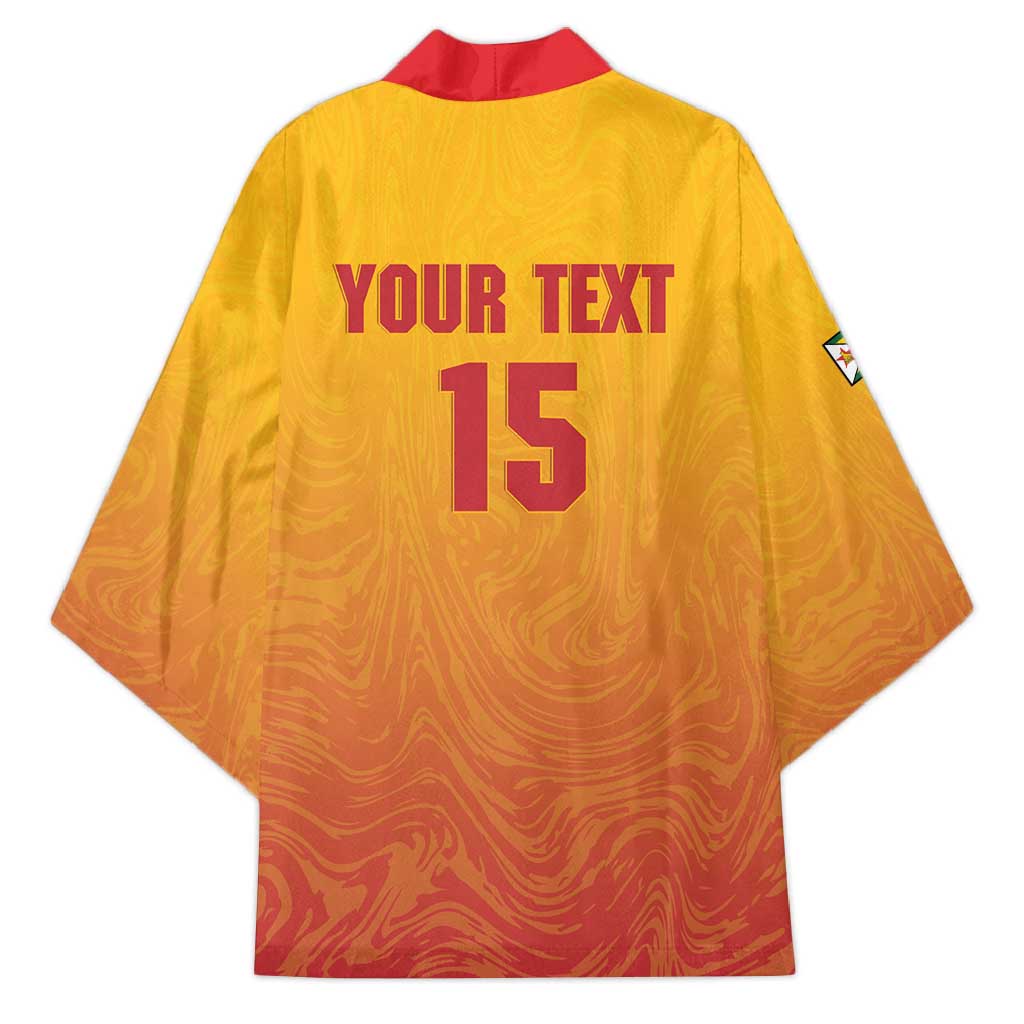 Zimbabwe Cricket Custom Kimono Come On Chevrons