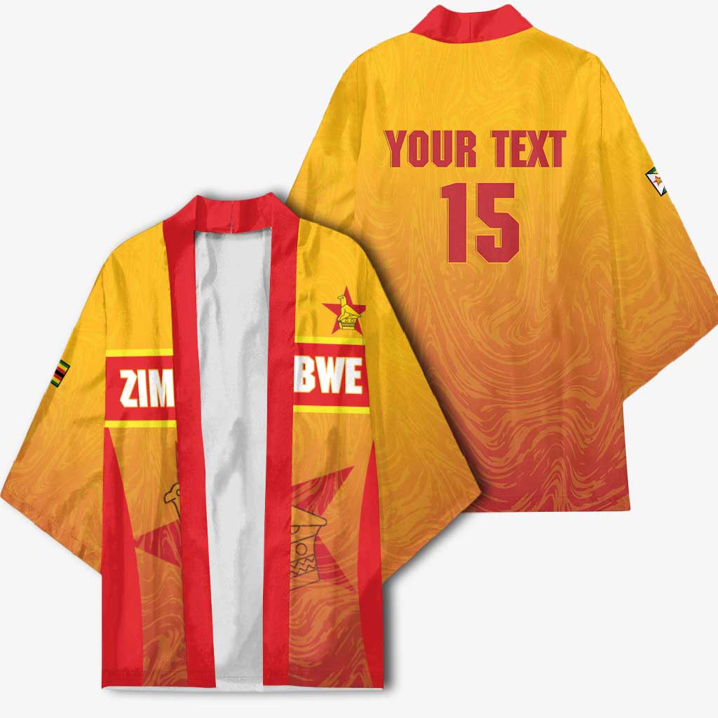 Zimbabwe Cricket Custom Kimono Come On Chevrons