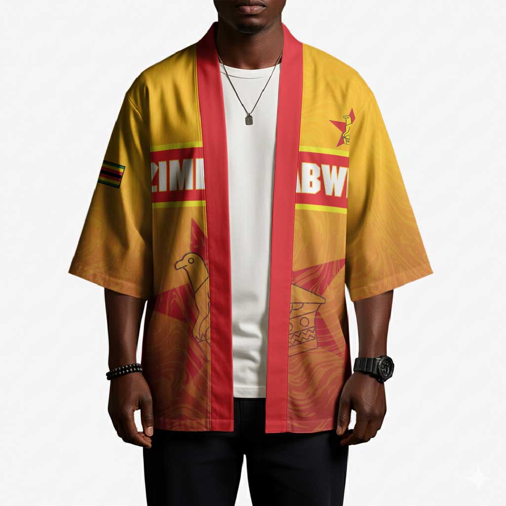 Zimbabwe Cricket Custom Kimono Come On Chevrons
