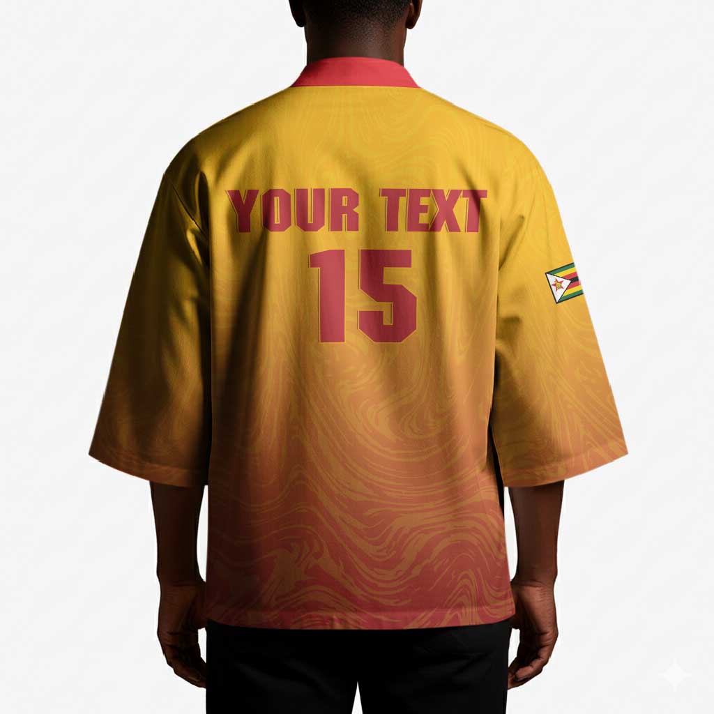 Zimbabwe Cricket Custom Kimono Come On Chevrons