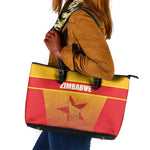 Zimbabwe Cricket Leather Tote Bag Come On Chevrons