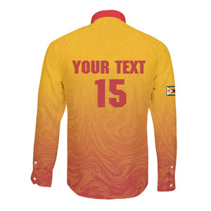 Zimbabwe Cricket Custom Long Sleeve Button Shirt Come On Chevrons