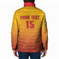 Zimbabwe Cricket Custom Padded Jacket Come On Chevrons