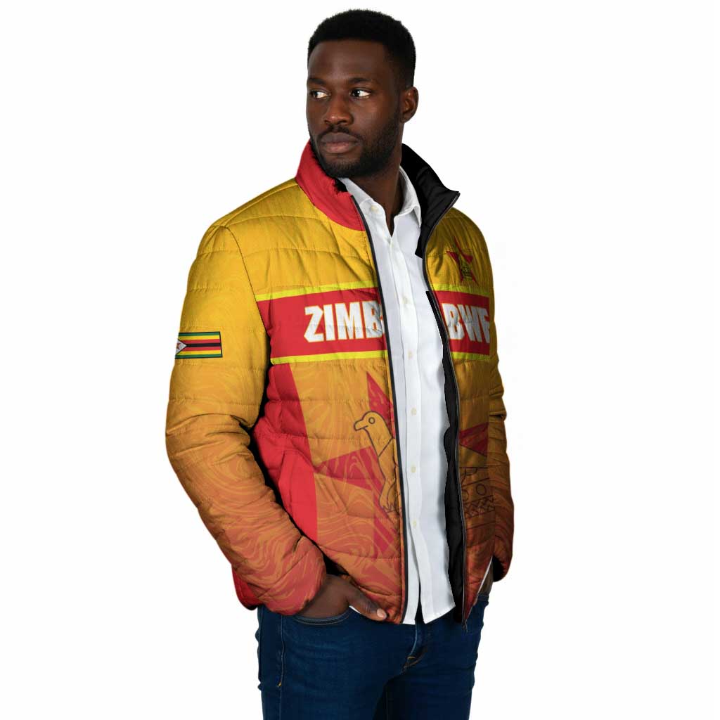 Zimbabwe Cricket Custom Padded Jacket Come On Chevrons